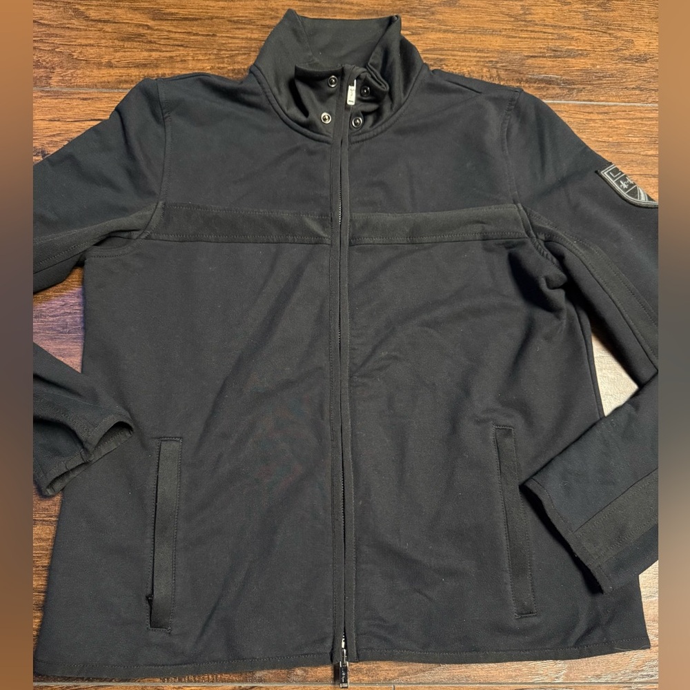 Lauren Active Ralph Lauren Jacket Women Size Large Black Pockets Comfort